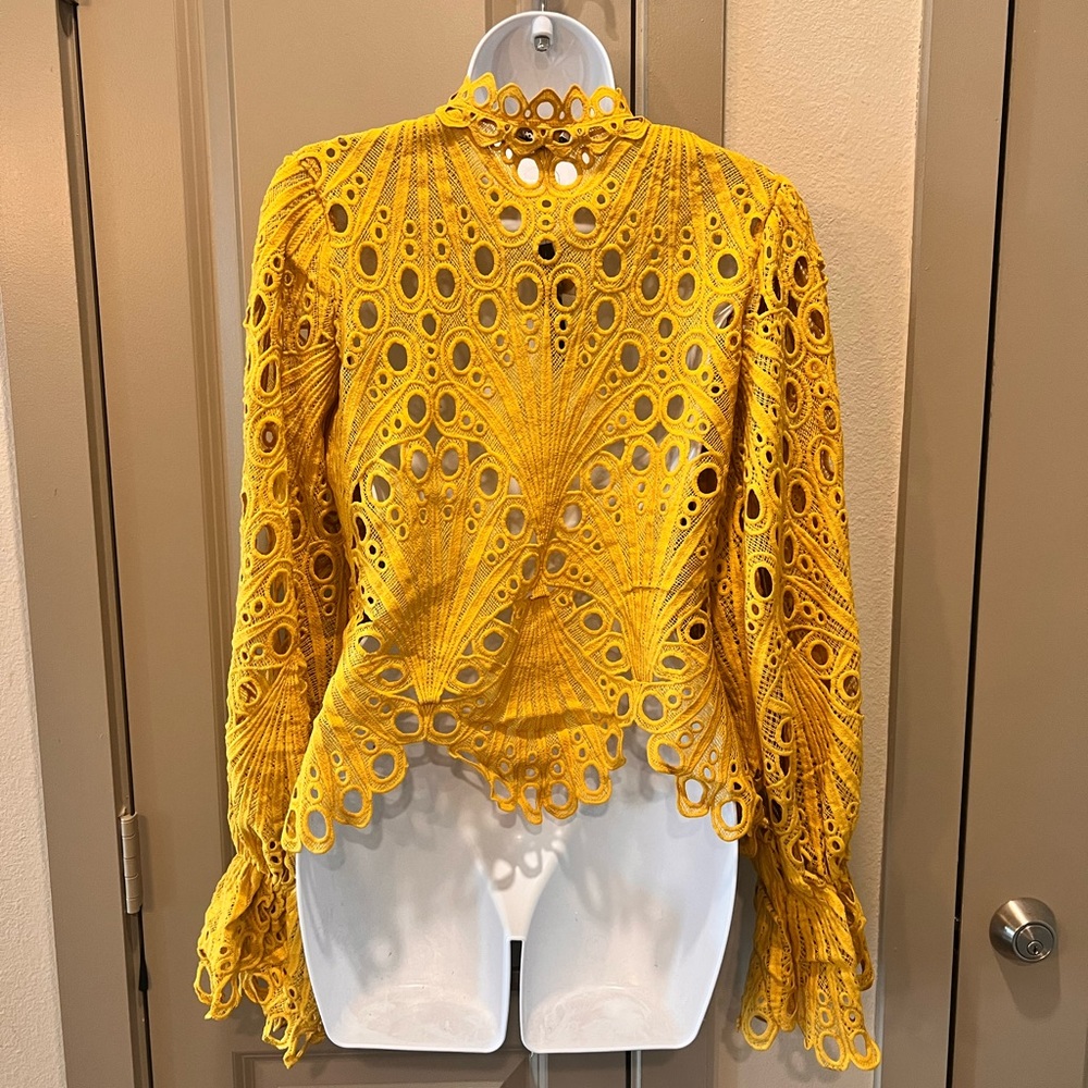 NWT: Fashion Nova Mustard Top - Picture 4 of 6